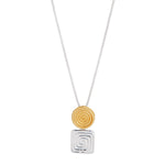 Najo Two-Tone Labyrinthe Pendant