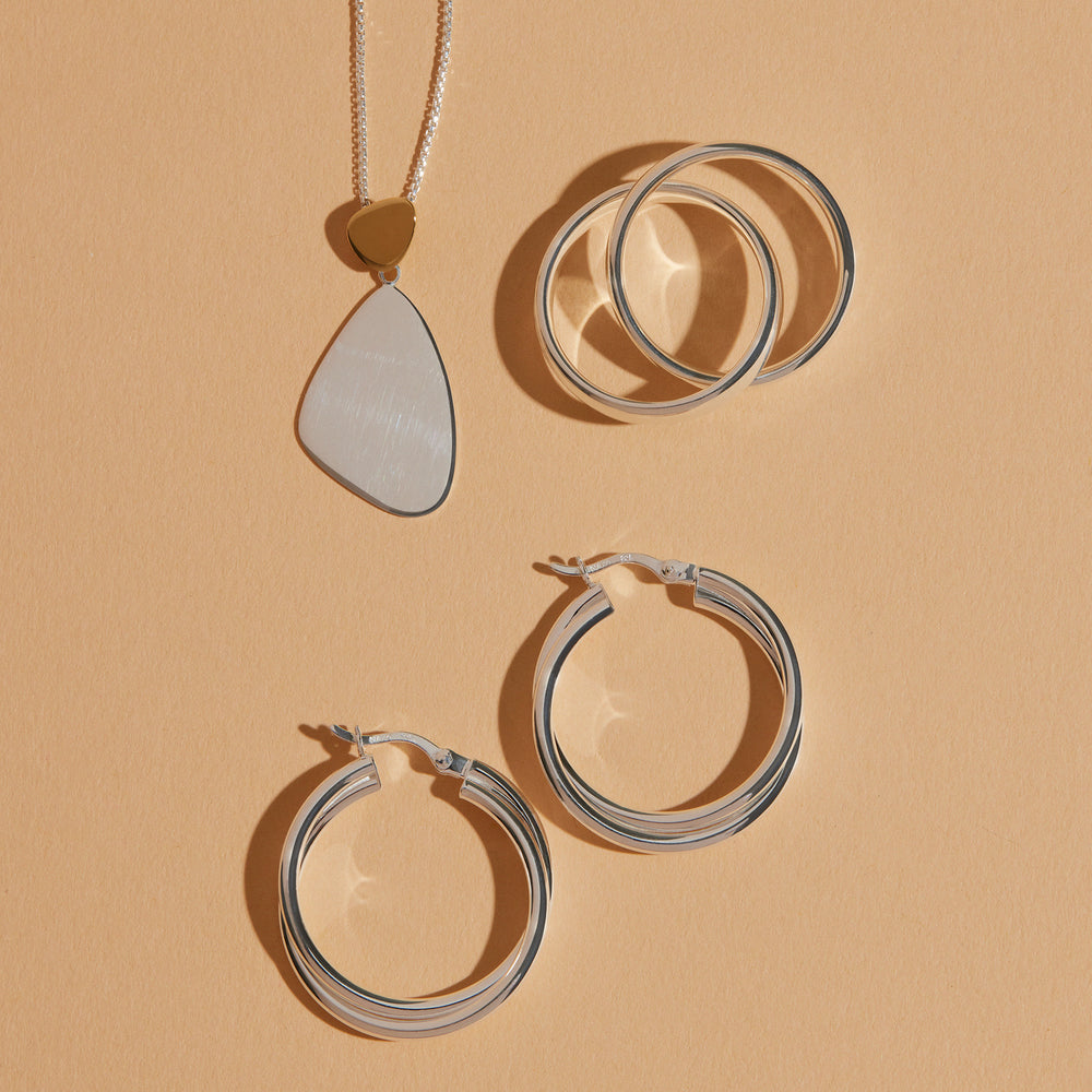 Najo Two Tone Papillon Pendant