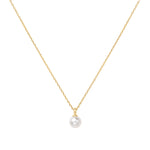 Ania Haie Gold Miss Dainty Pearl 45cm + 5cm Ext Pendant Necklace