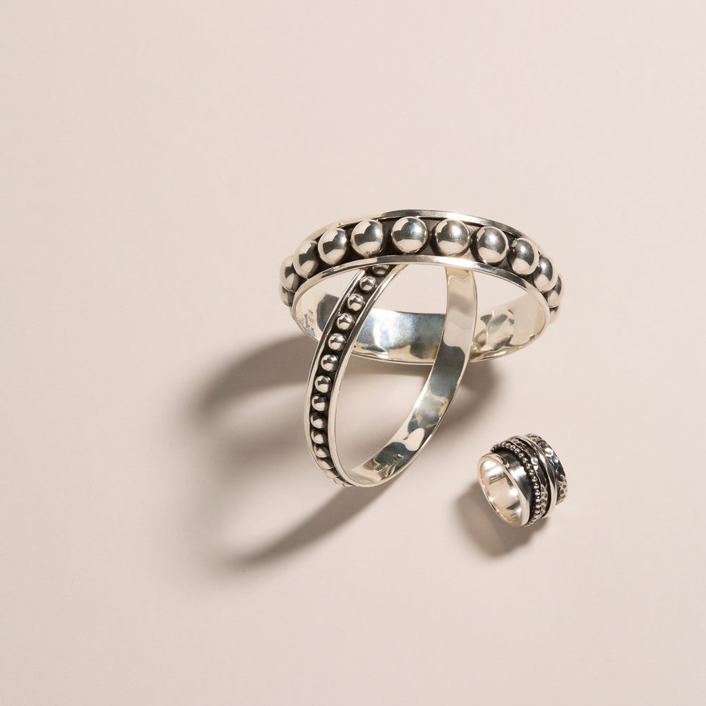 Najo Silver Caravanserai Bangle