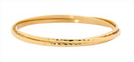 Stainless Steel Gold Plated Bangle
