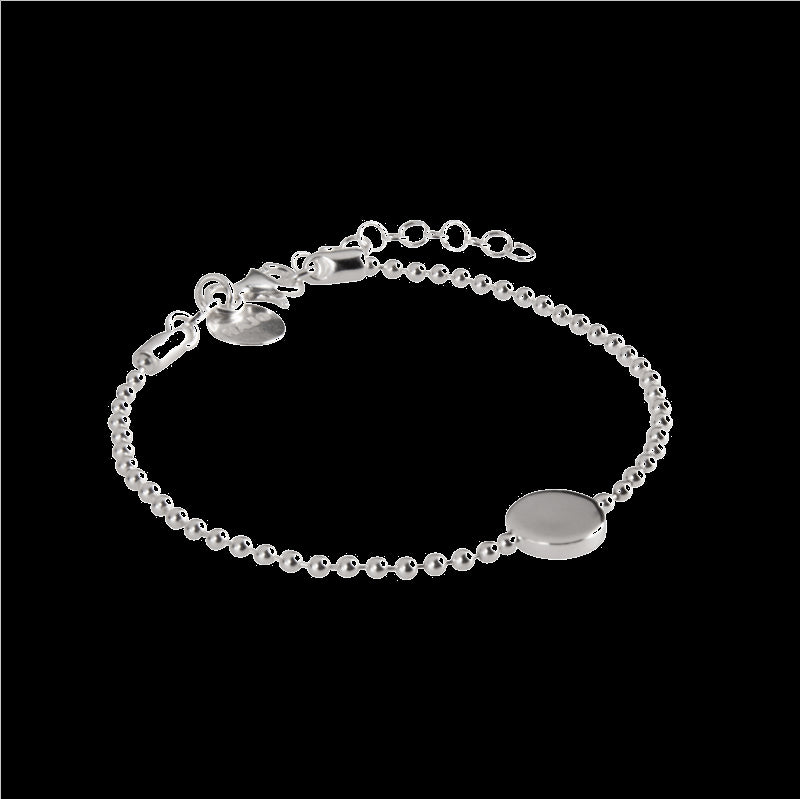 Sterling Silver Disc Bracelet