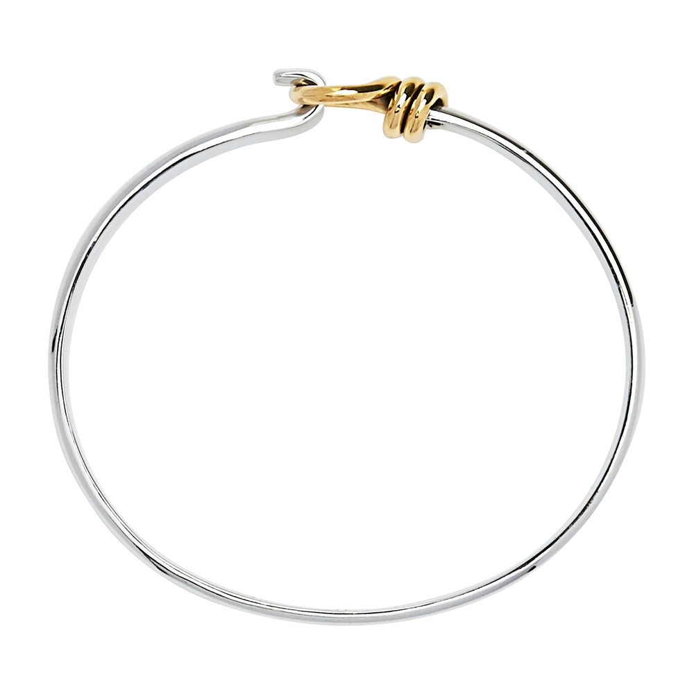 SS Bangle with Tumbaga Loop