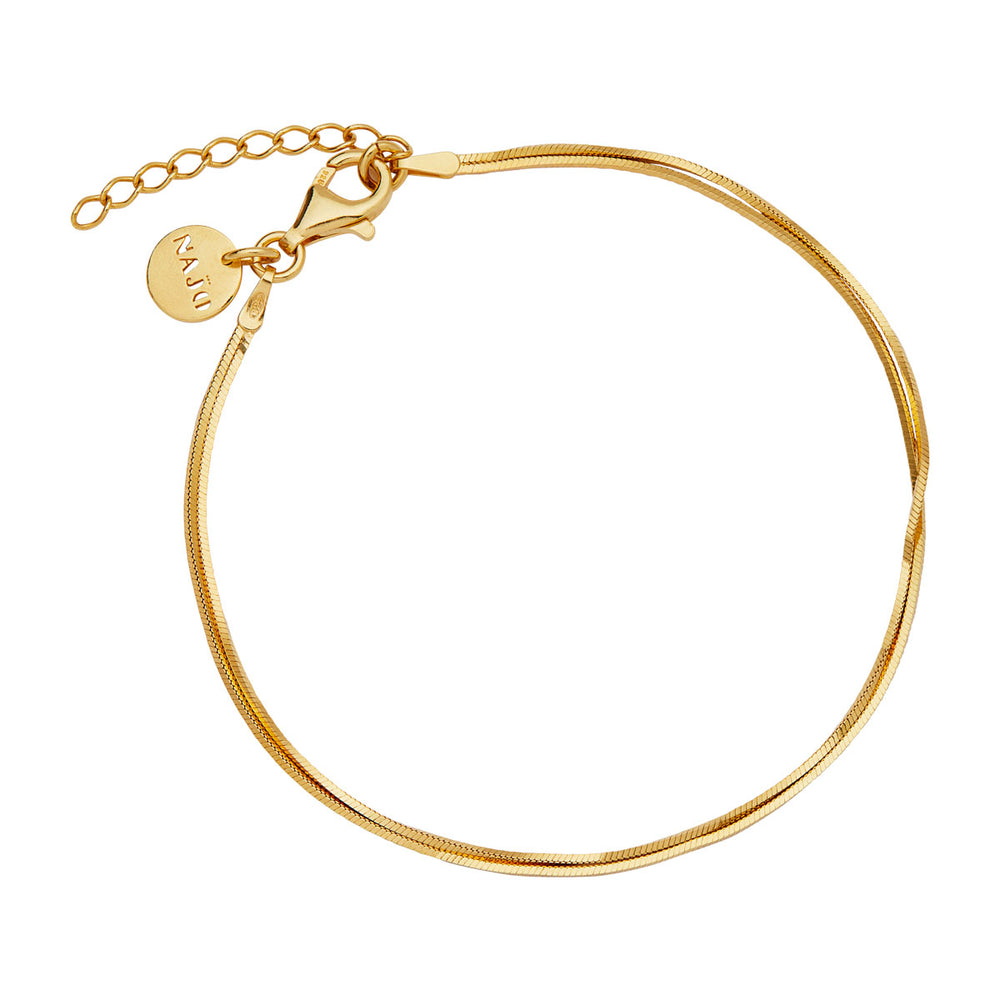 Najo Gold Mirage 18.5cm + 3cm Ext Bracelet
