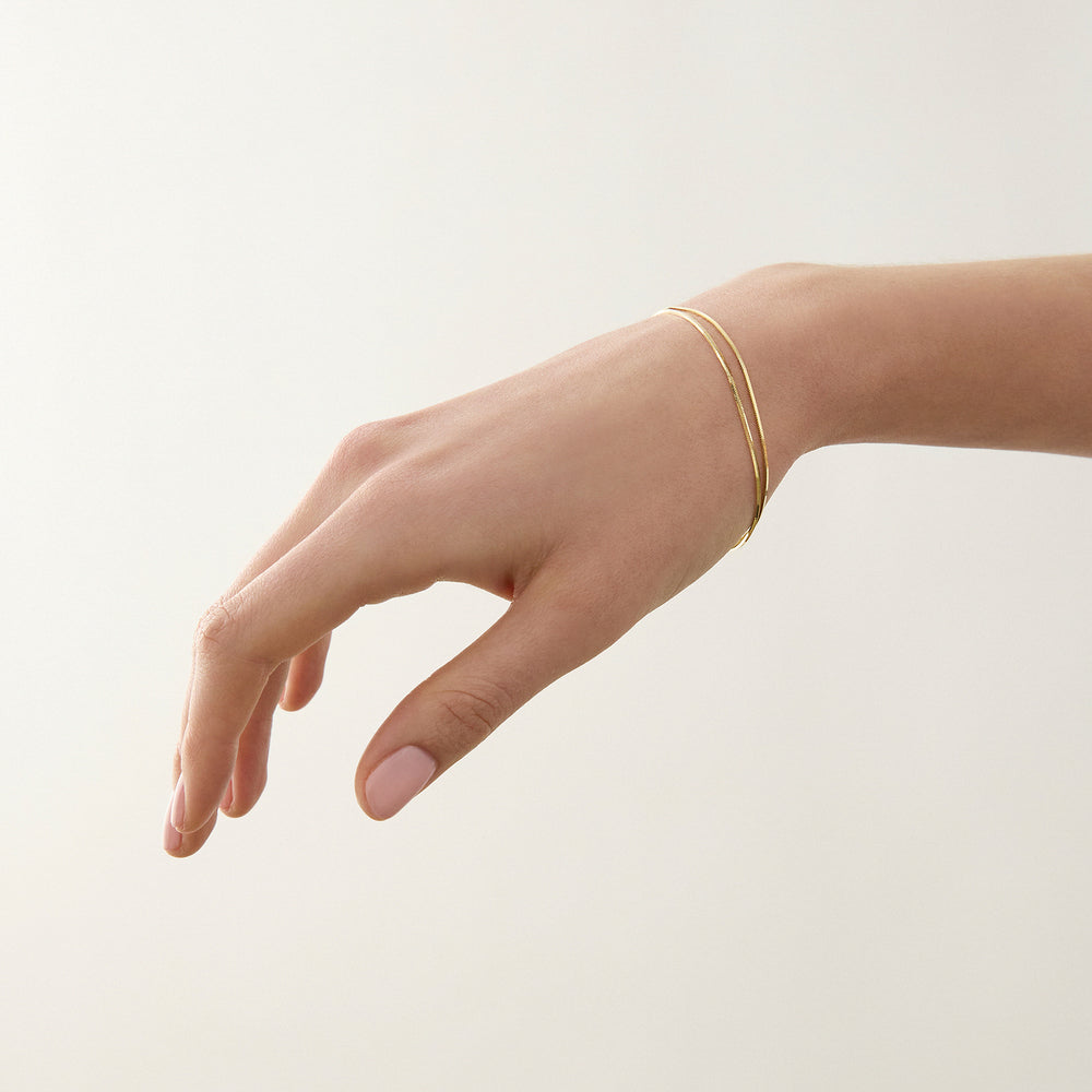 Najo Gold Mirage 18.5cm + 3cm Ext Bracelet