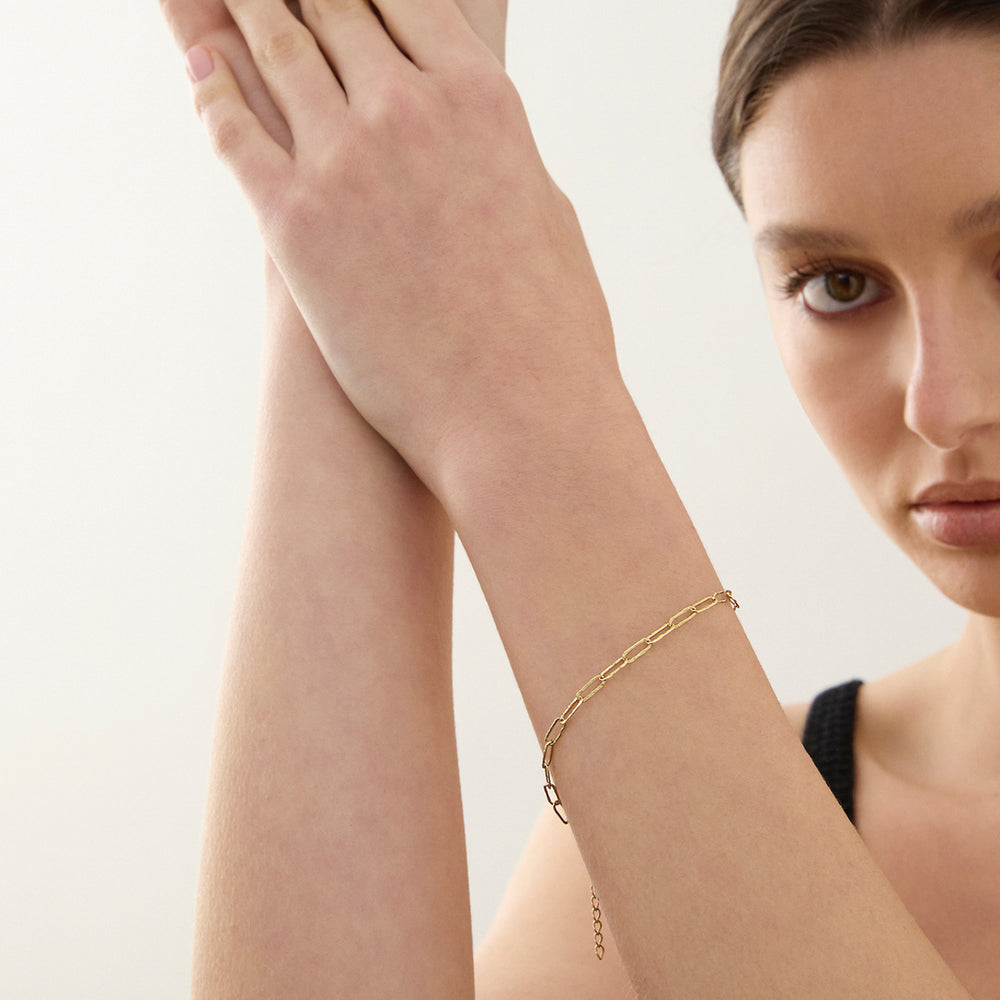 Najo Gold Rivière 18.5cm + 3cm Ext Bracelet