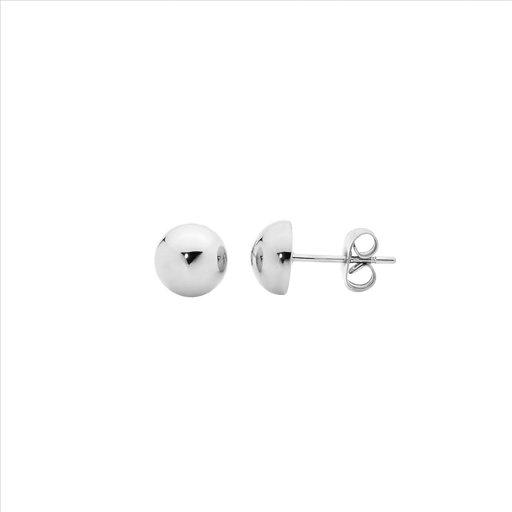 Sterling Silver Dome Studs