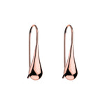 SS RG Plated Teardrop Earrings