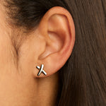 SS Cross Earrings