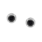 Ellani Silver Cubic Zirconia 7mm Stud Earrings