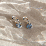 SS Disc Drop Earring