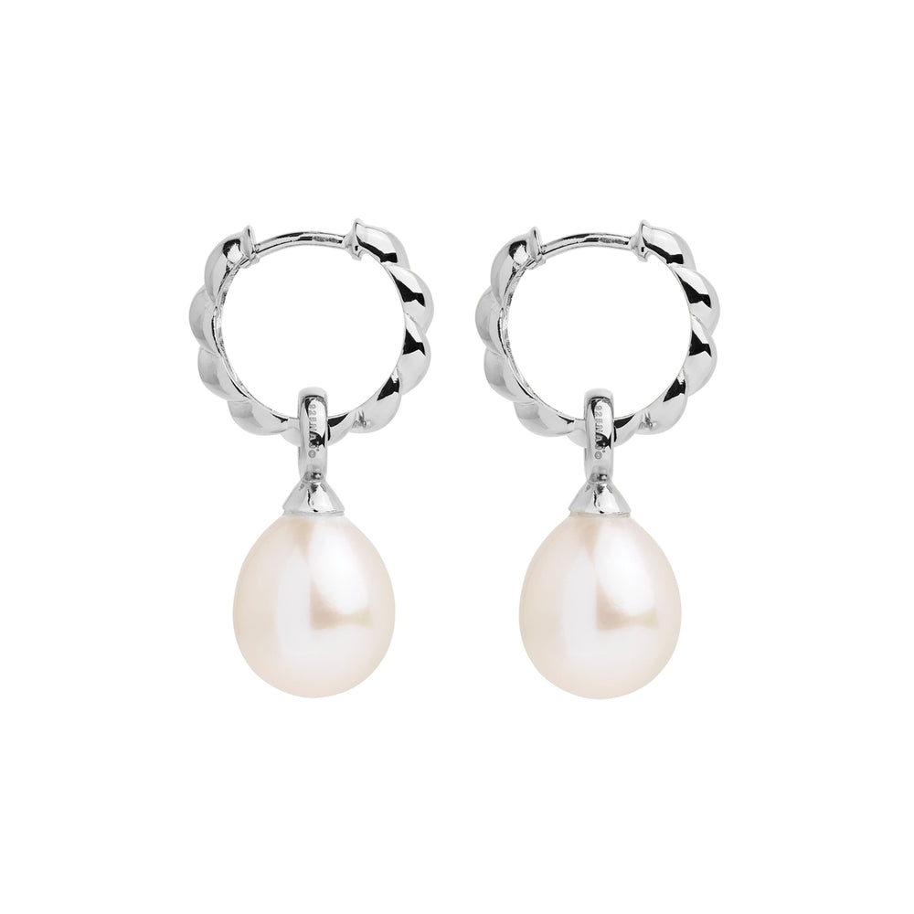 SS Pearl Drop Earrings