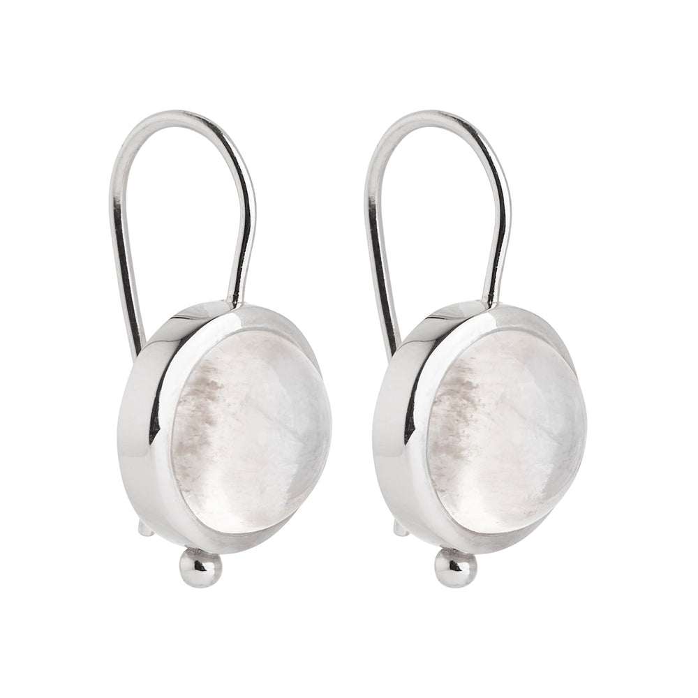 Najo Silver Garland Moonstone Drop Earrings