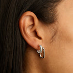 Najo Silver The Illusionist Stud Earrings