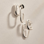 Najo Silver The Illusionist Stud Earrings