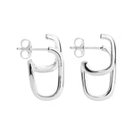 Najo Silver The Illusionist Stud Earrings