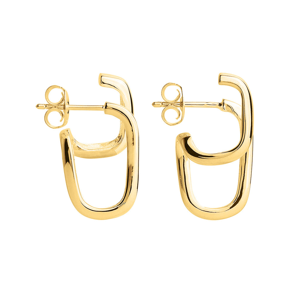 Najo Gold The Illusionist Stud Earrings