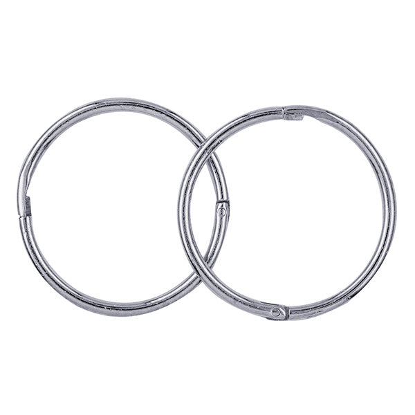 Silver Solid 14mm Sleeper Earrings