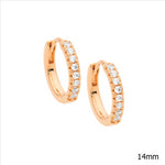 SS CZ RG/P Earrings