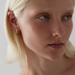 Najo Gold Moonkiss Huggie Earrings