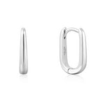 Ania Haie Gold Sunshine Chaser Large Oval Huggie Earrings