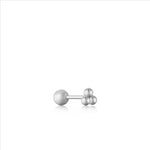Ania Haie Silver Ear Edit Triple Ball Stud Earring
