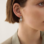 Najo Silver Christmas '25 Collection Milleluci Circular Petite Drop Earrings