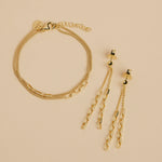 Najo Gold Christmas '25 Collection Stardust Drop Earrings
