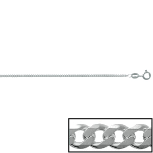 SS Curb 50cm Chain