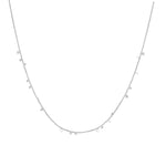 Ania Haie Silver Voyager Mini Disc Drop Stacking 40.5cm Necklace