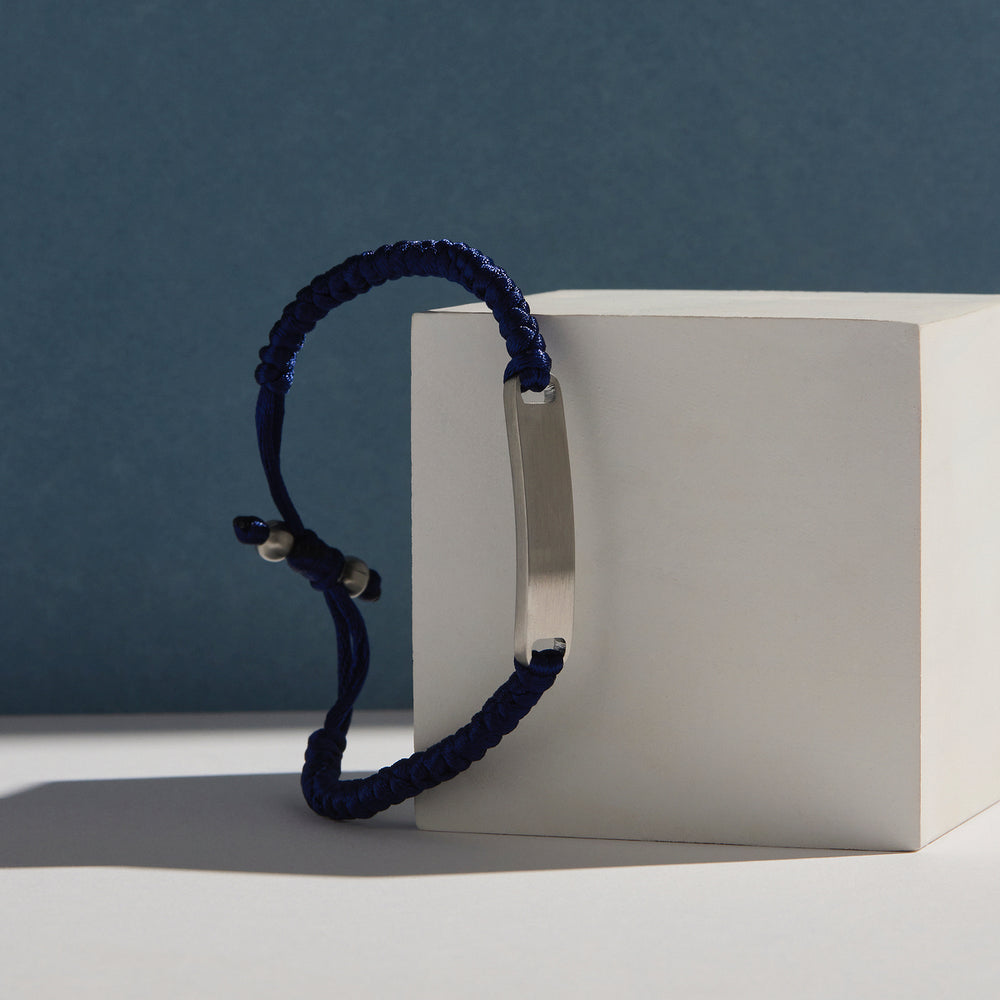 Najo Men Elemental Cord Identity Bracelet