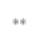 Najo Men Pegasus Men's Brushed Stainless Steel Cufflinks