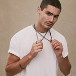 Najo Men Nero Steel Curb Chain Necklace