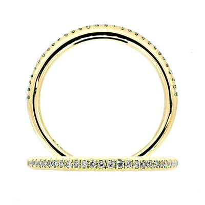 9ct YG Diamond Set Ring