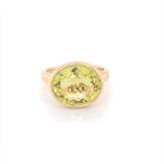 9ct YG Lemon Quartz Ring