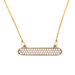 9ct YG CZ Necklace