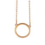 CIRCLE PENDANT NECKLACE