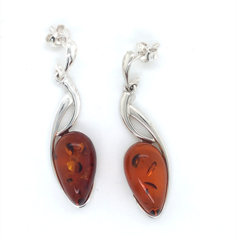 SS Amber Earrings