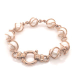 9ct Rose Gold Pearl Bracelet