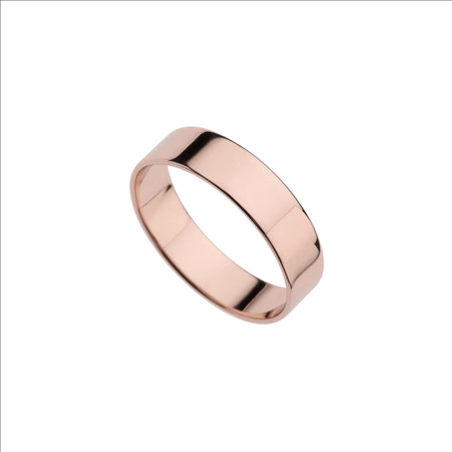 Sterling Silver Rose Gold Plate Ring