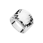 Stirling Silver Concave Ring