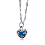 Sterling Silver Blue Pendant & Chain