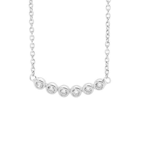 SS Cubic Zirconia Necklace