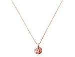 SS Rose Gold Plated Disc on Box Chain