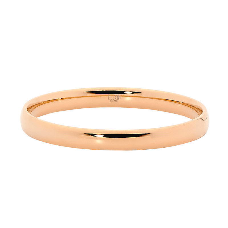 Stainless Steel Bangle W/ Gold Plating