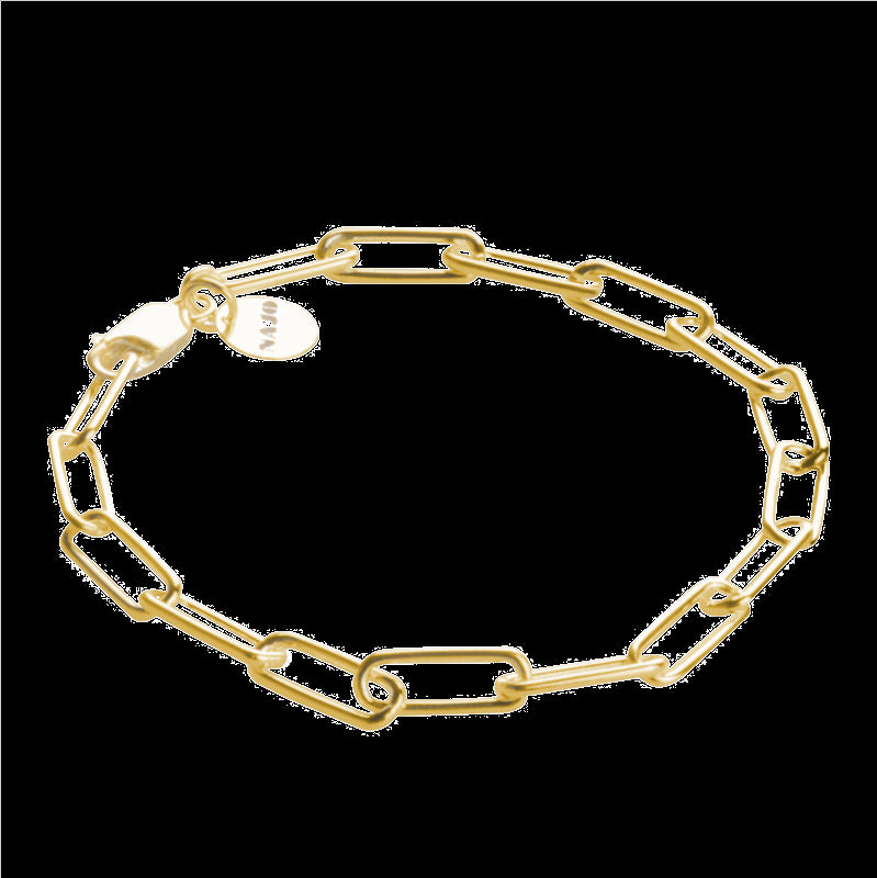 Sterling Silver Yellow Gold Plated Brarcelet