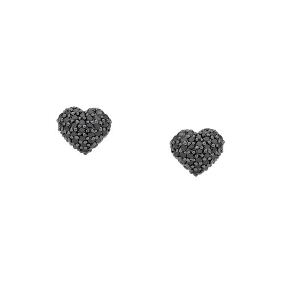 SS CZ Heart Studs