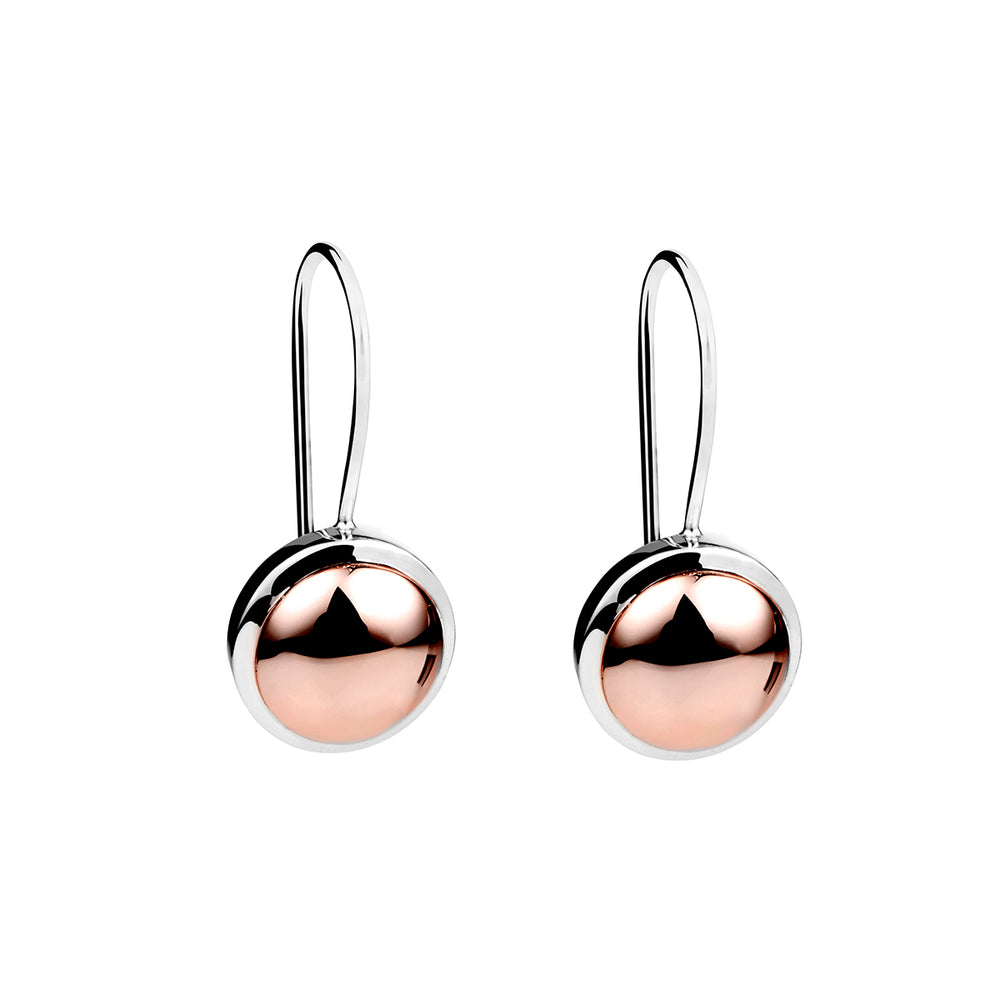 SS Rose Gold Plated Earrings