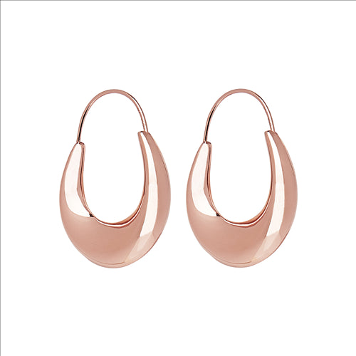 Sterling Silver Rose Gold Plated Earrings