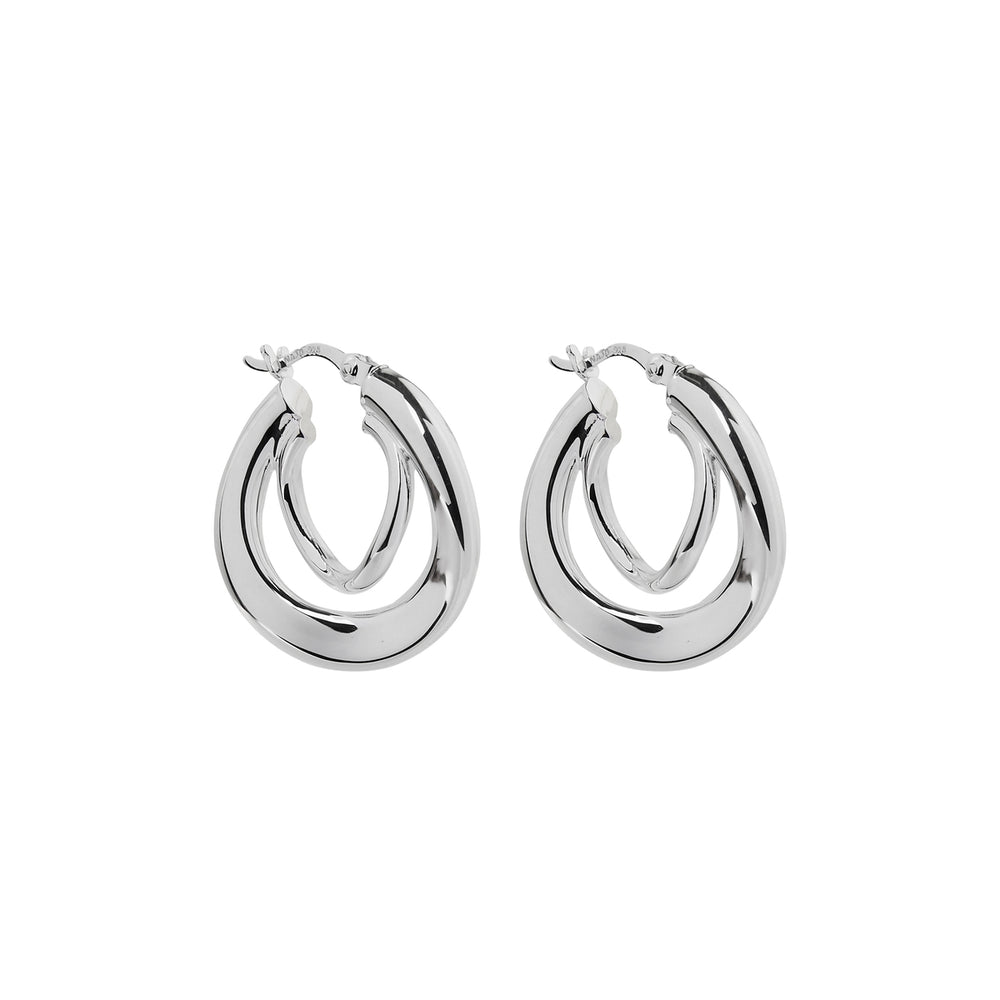 SS Double Curved Hoops